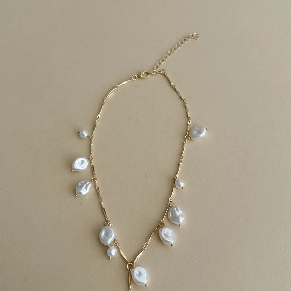 Pearl Drop Necklace #2305 - Picture 5 of 6